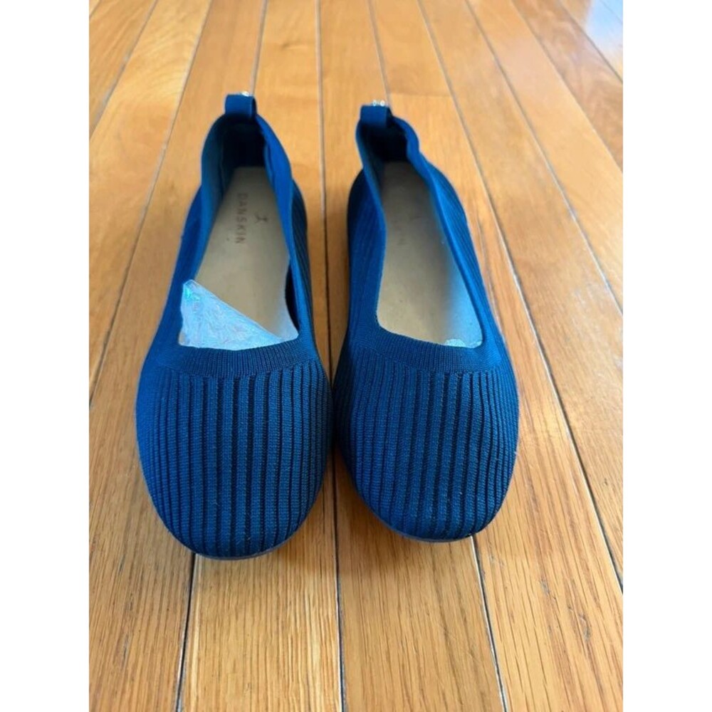 New Danskin Luxe Comfort Ballet Flats Navy Blue size 6.5